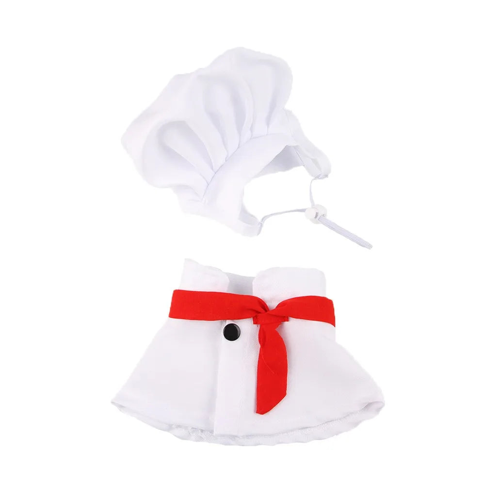 Pet Accessories Cute Pet Cooking King Hat Adjustable Stylish Chef Hat Set Comfortable Cat Cosplay Hat Pet Events