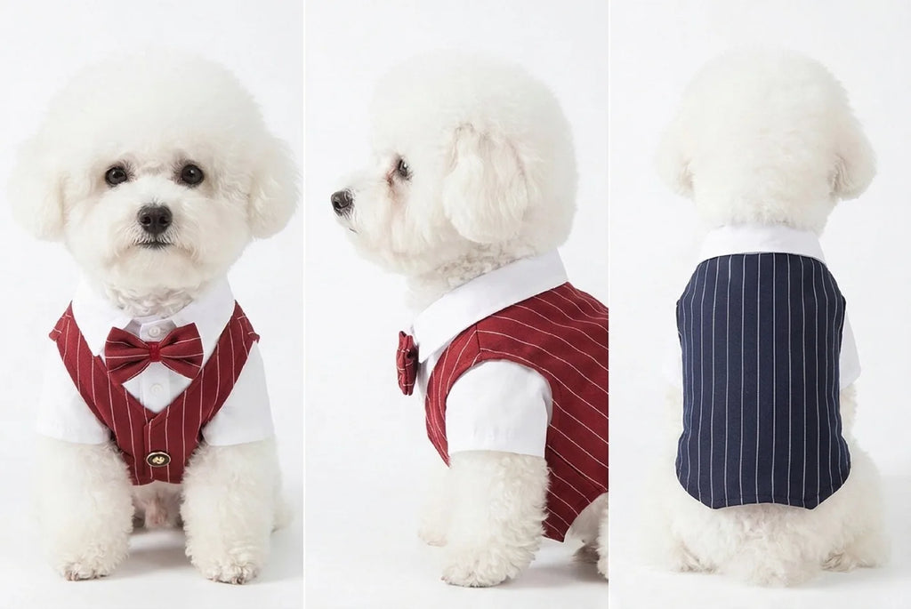 Dapper Paws Dress Shirt & Vest