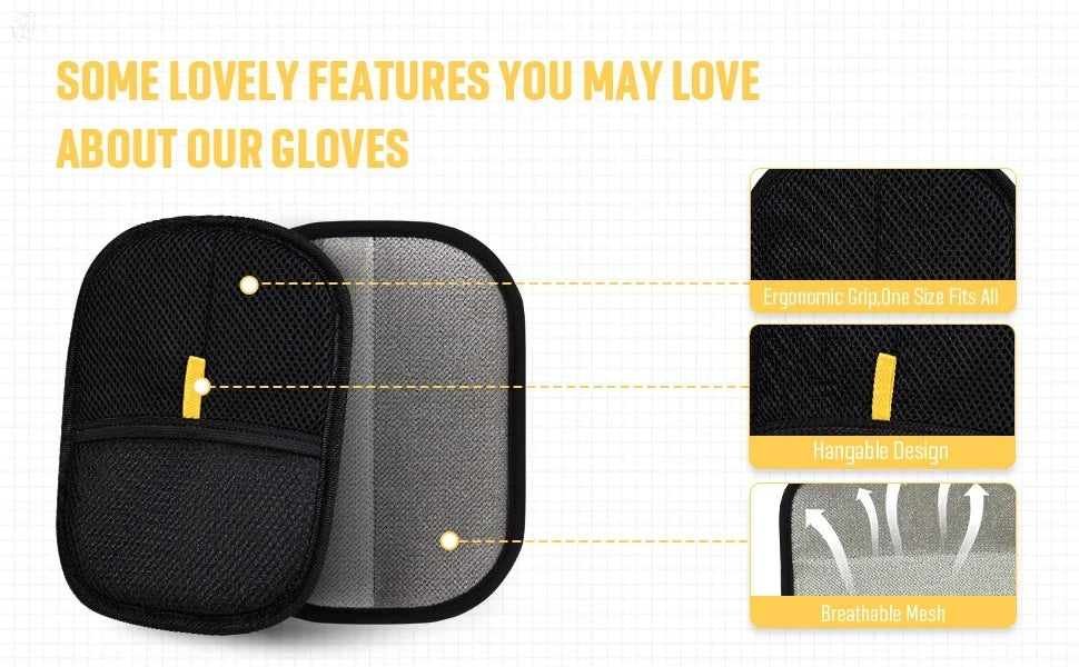 Fur-Free Grooming Gloves