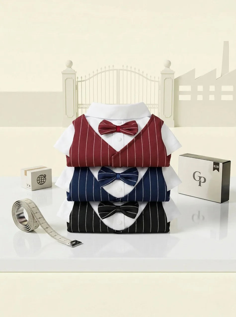 Dapper Paws Dress Shirt & Vest