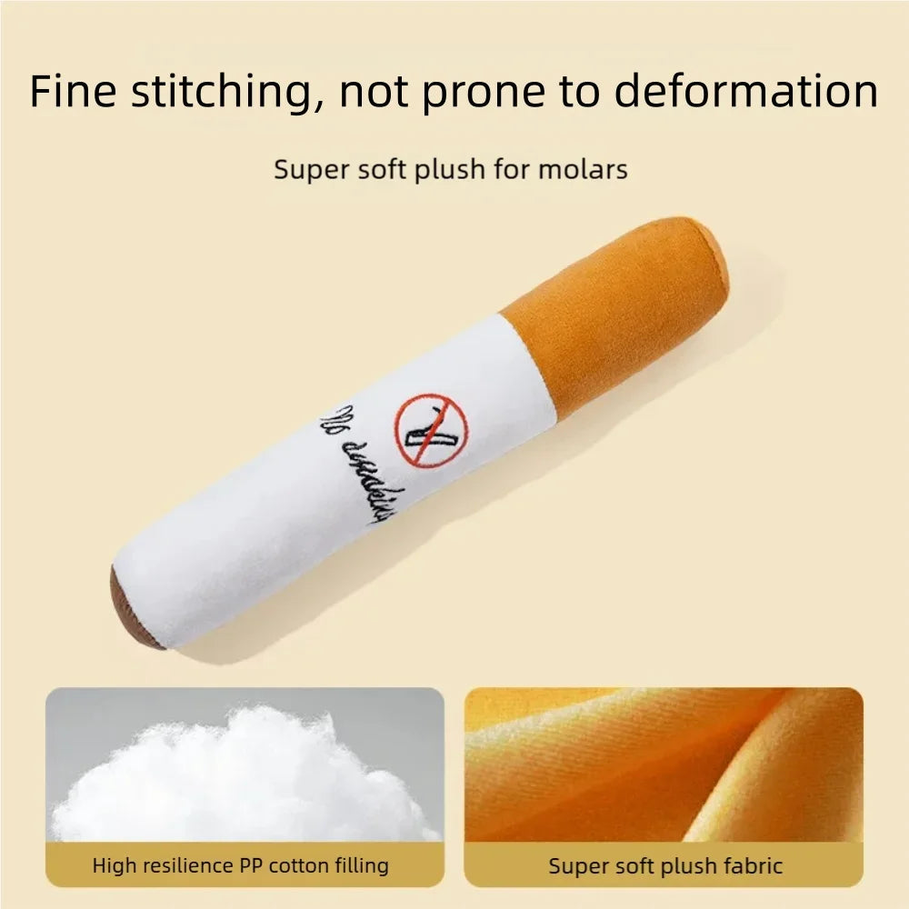 Novelty Squeaky Plush Dog Toy for Chewing & Interactive Play