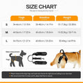 Dog Sling For Back Legs Comfortable Hip Support Harness With Reflective Strips Sturdy Handle Vest Harnesses Dog Lift Harness For