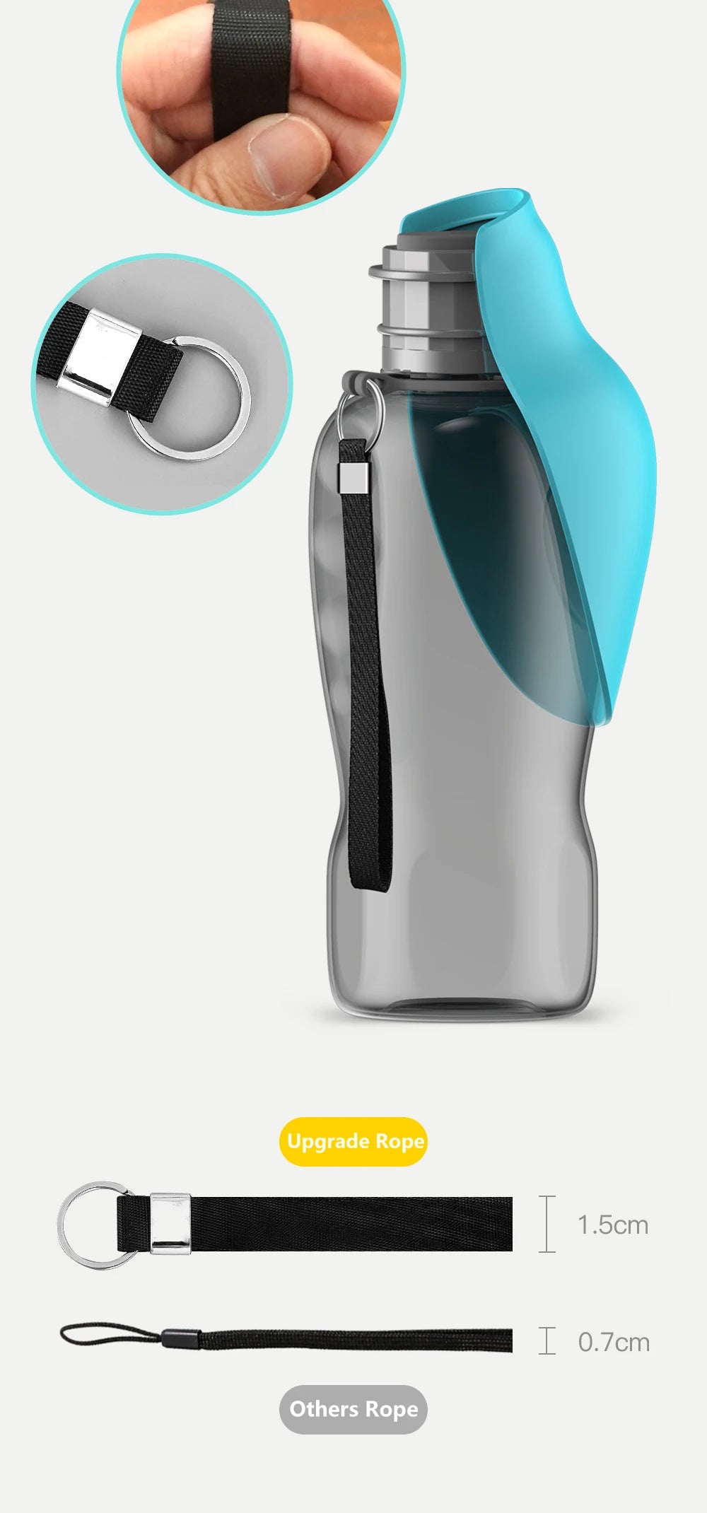 Pawdration On the Go 800ml Water Bottle