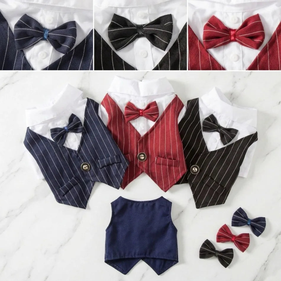 Dapper Paws Dress Shirt & Vest